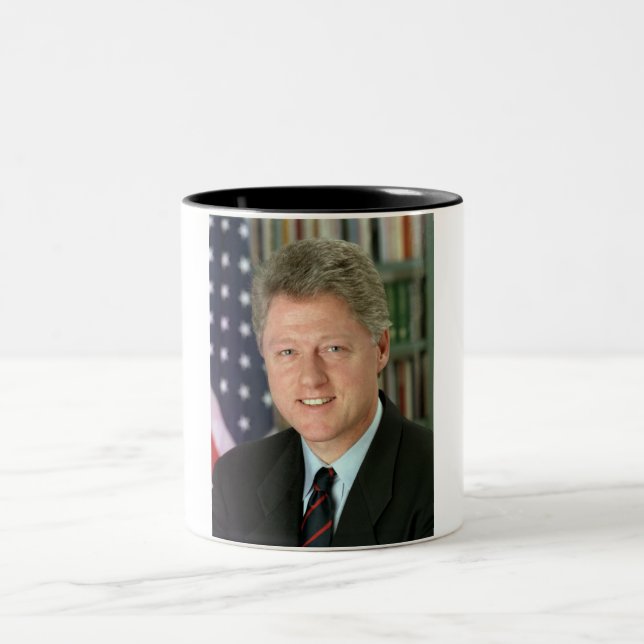 Bill Clinton Två-Tonad Mugg (Center)