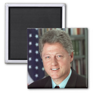 Bill Clinton, USA:s president, 1993-2001 Magnet
