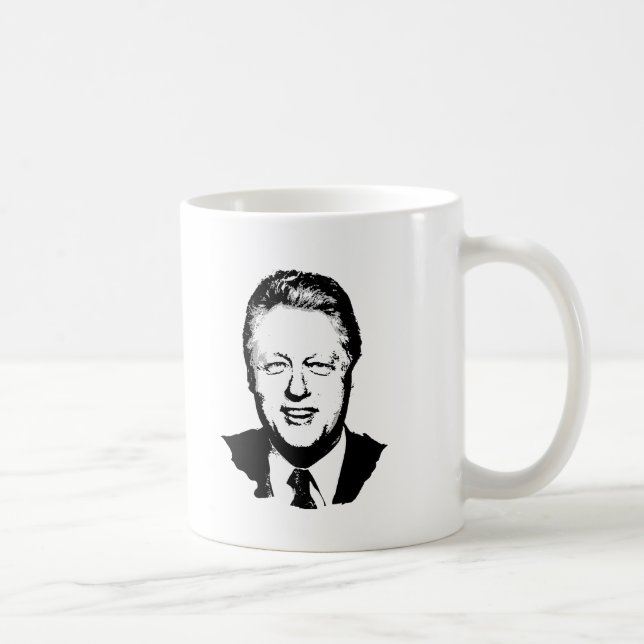 Bill Clinton utrustar Kaffemugg (Höger)