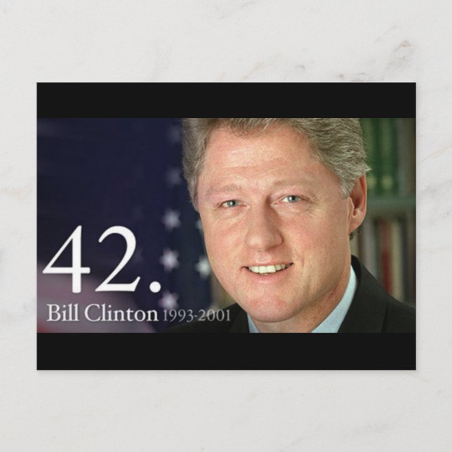 Bill Clinton Vykort (Framsida)