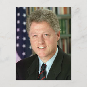 Bill Clinton Vykort