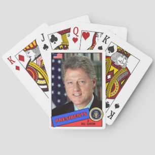 Bill Clintons basebollkort Kortlek