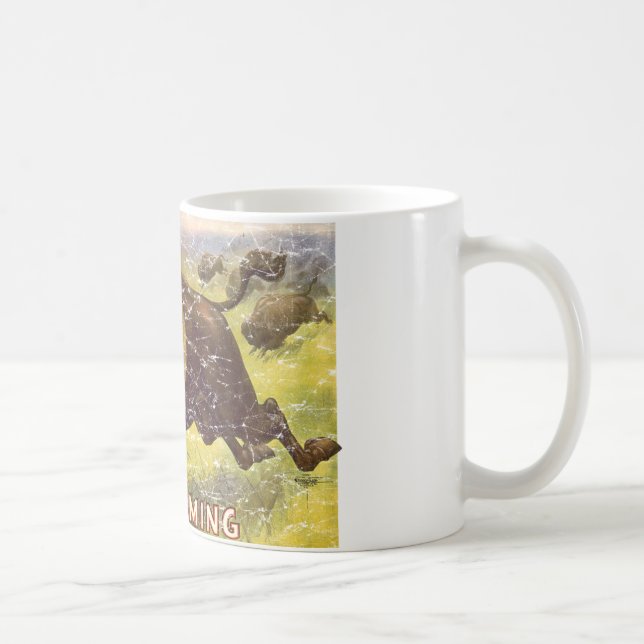 Bill Cody -1899 - nödlidande Kaffemugg (Höger)