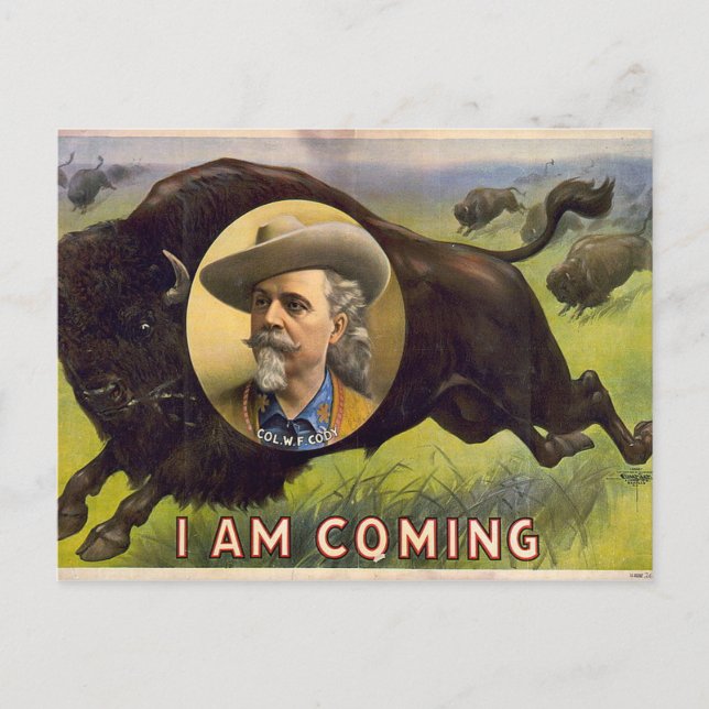 Bill Cody-1899 Vykort (Framsida)