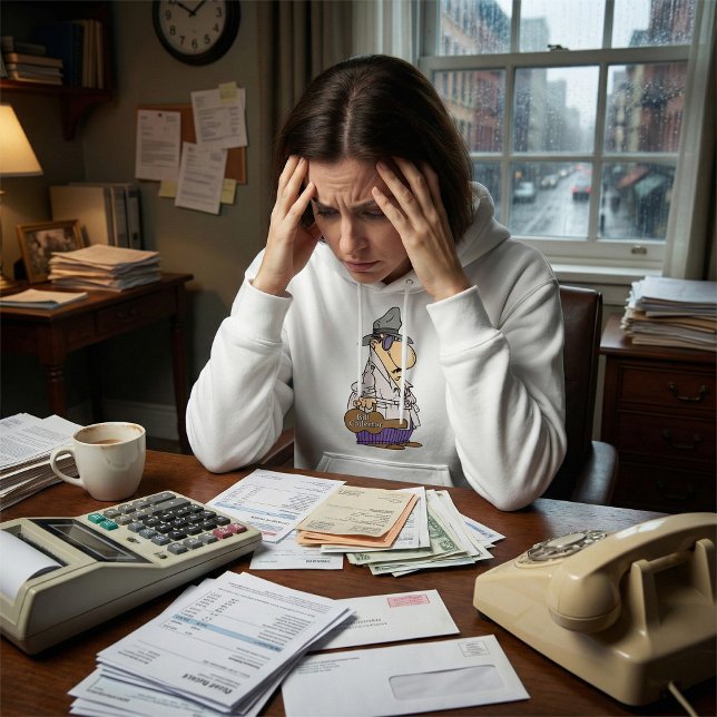 Bill Collector Debt Person Hoodie T Shirt (Skapare uppladdad)