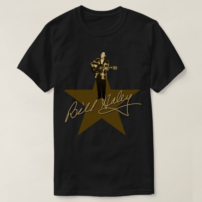 Bill Haley Namnteckning T Shirt (Design framsida)