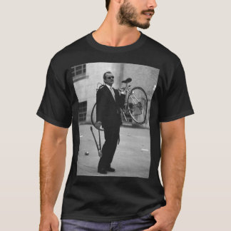 Bill Murray Bike Framed Art Skriv ut T Shirt