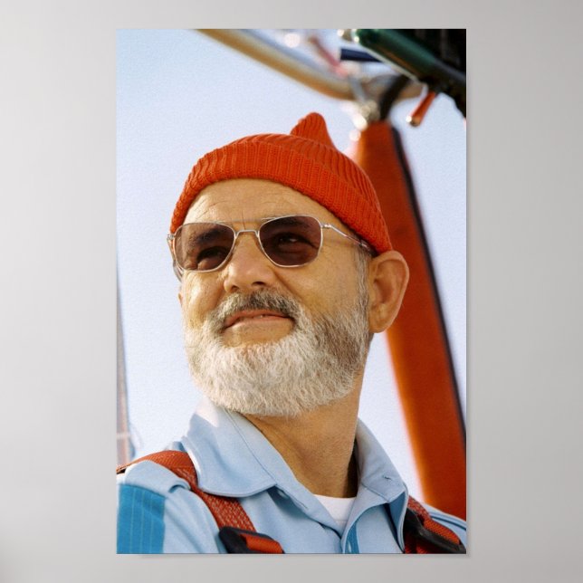Bill Murray Life Aquatic Poster (Framsidan)