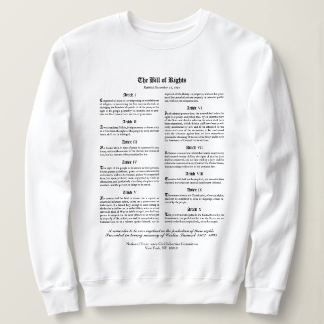 Bill of Högers Sweatshirt T Shirt (Design framsida)