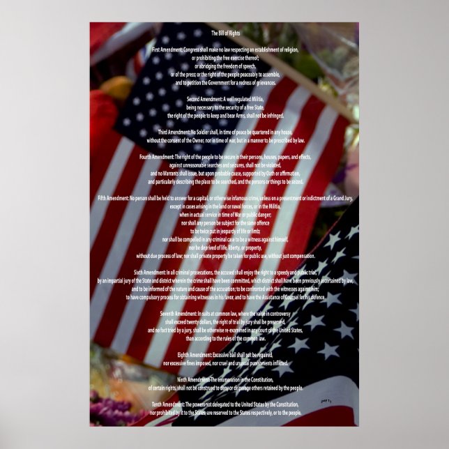 Bill of Rights Poster (Framsidan)