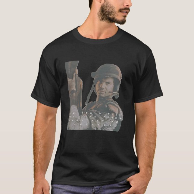 Bill Paxton - Hudson - Utomjordingar T Shirt (Framsida)
