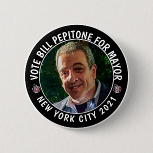 Bill Pepitone för NYC Mayor 2021 Knapp