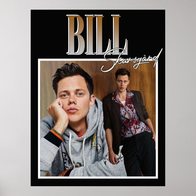 Bill skarsgard poster (Framsidan)