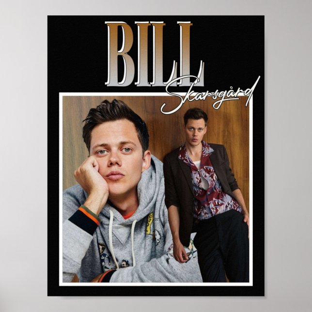 Bill skarsgard poster (Framsidan)