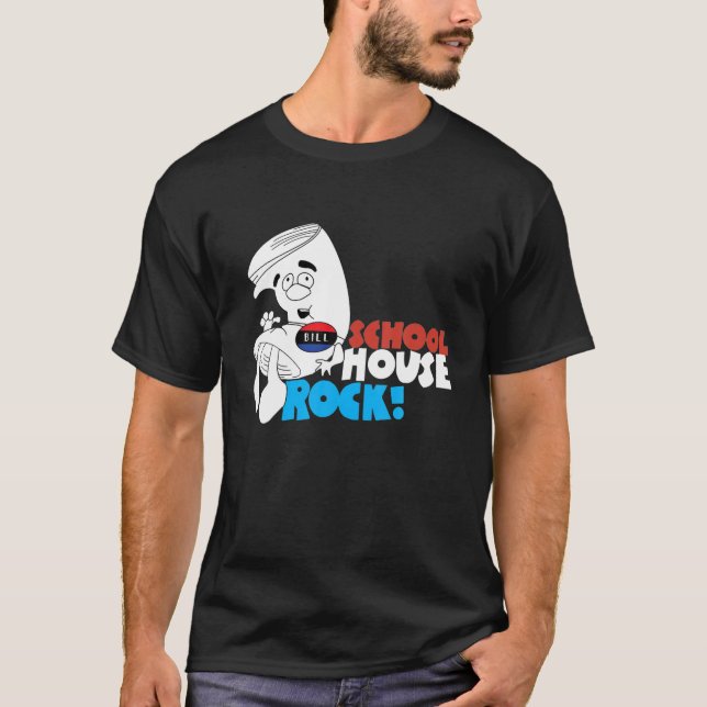 Bill So Cute White Arts Sten Tecknad Live T Shirt (Framsida)