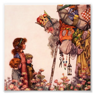 “Bill the Minder” av W Heath Robinson Fototryck