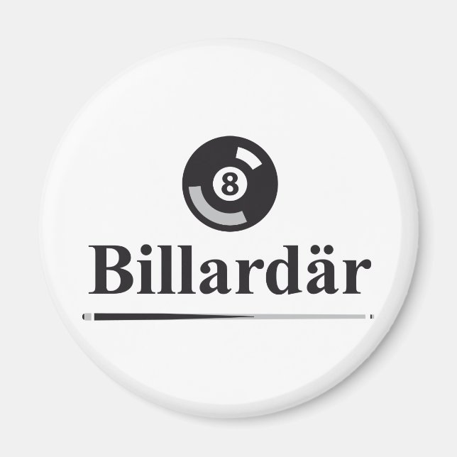 Billard Magnet (Framsidan)