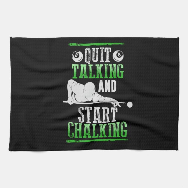 Billard stil kökshandduk (Horisontell)