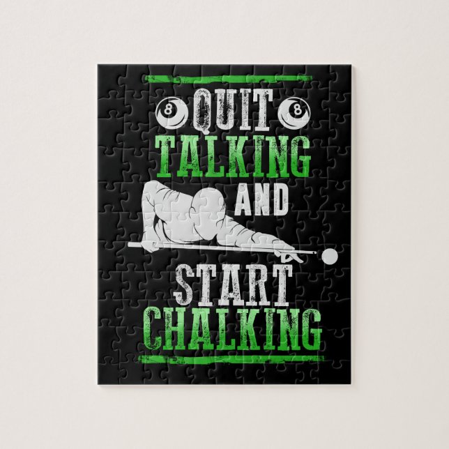 Billard stil pussel (Vertikal)