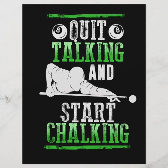 Billard Stil Reklamblad (Framsidan)