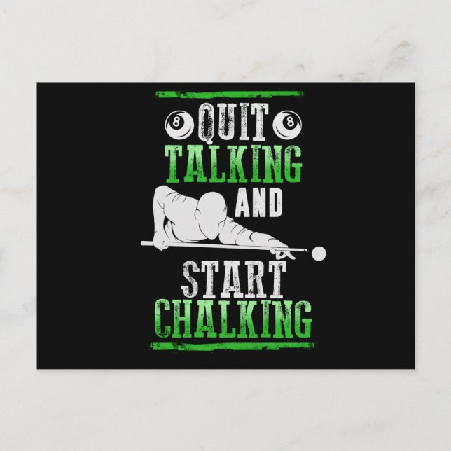 Billard Stil Vykort (Framsida)