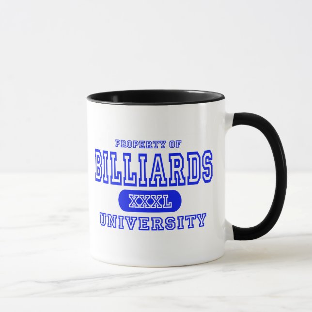 Billards universiteten mugg (Höger)