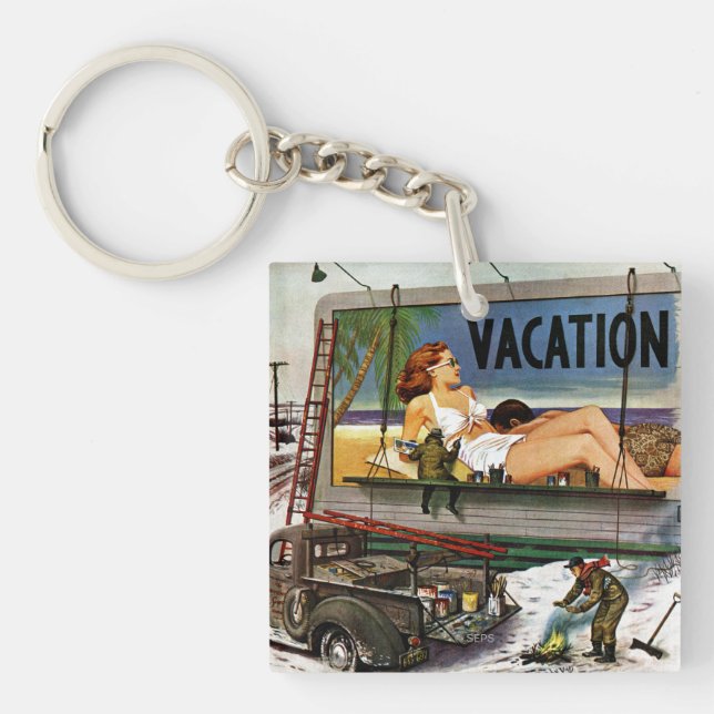 Billboard Painters in Winter by Stevan Dohanos (Framsidan)