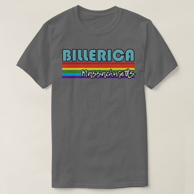 Billerica Massachusetts Pride Billerica LGBT Gift T Shirt (Design framsida)