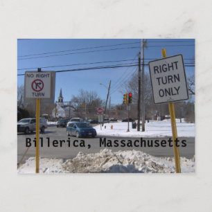 Billerica, Massachusetts Vykort