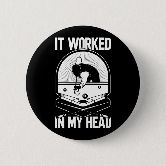 Billiard 8 Boll Det fungerade min huvudspelare i B Knapp (Framsida)