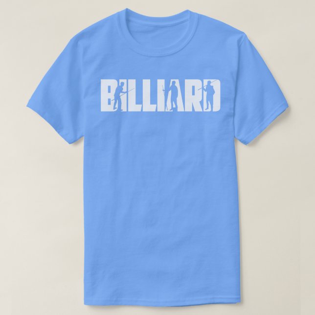 Billiard Älskare T Shirt (Design framsida)