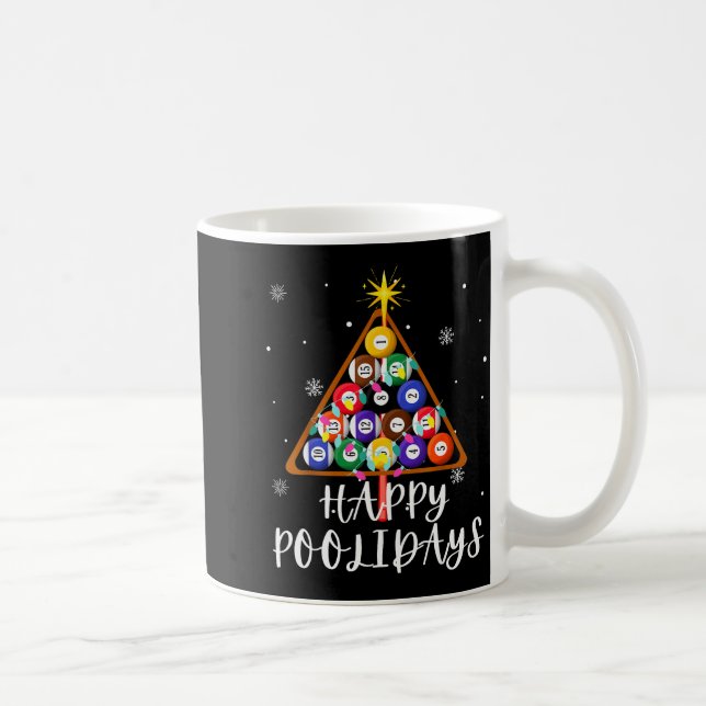 Billiard Ball Xmas Tree Ol Billiards Christmas  Kaffemugg (Höger)