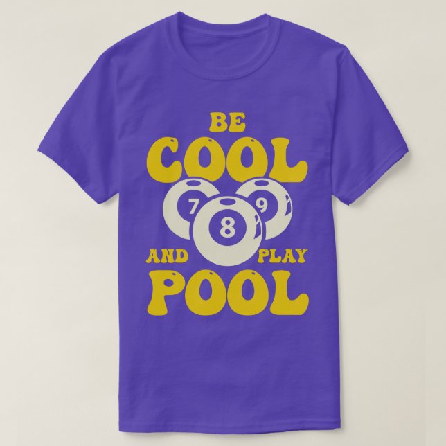 Billiard Bassäng Billard Snooker Klubb 2 T Shirt (Design framsida)