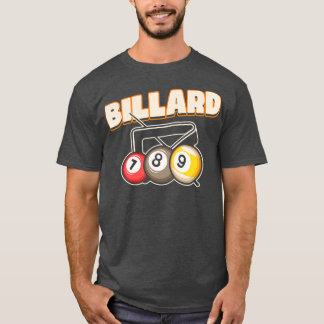 Billiard Bassäng Billard Snooker Klubb 6 T Shirt