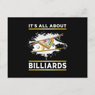Billiard Bassäng Billiards Snooker 8 Boll Funny Gi Vykort