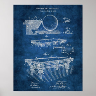 Billiard Bassäng Bord nr 5 Rec Room Decor Poster