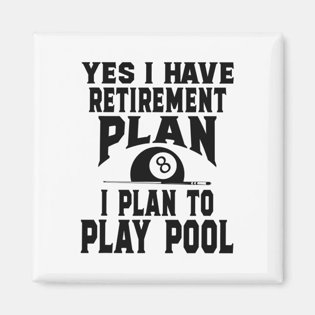 Billiard Bassäng, ja, jag har Pension Magnet (Framsidan)