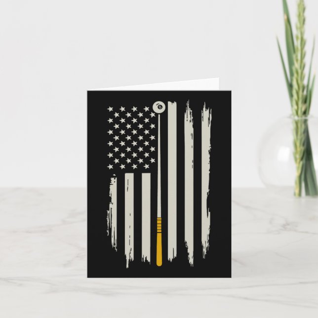 Billiard Bassäng Player Billiards Bord USA Americ Kort (Framsida)