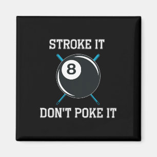Billiard Bassäng Snooker Player Funny Stroke Det g Magnet