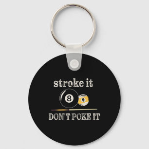 Billiard Bassäng Snooker Player Funny Stroke Det g Nyckelring