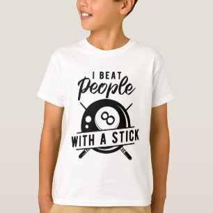 Billiard Beat folk med en stilfull miljard Q T Shirt