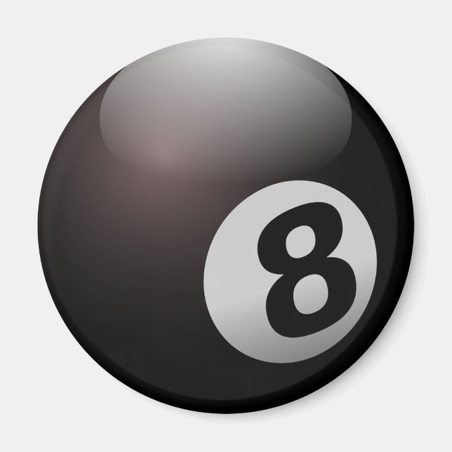 Billiard Boll Magnet (Framsidan)