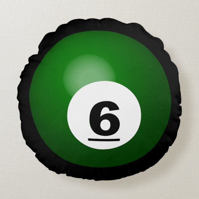 Billiard Bollar Dekorativ kudde (Framsidan)