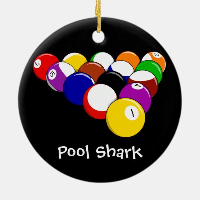 Billiard Bollar Design Ornament (Baksidan)