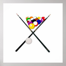 Billiard Bollar och Bassäng Cues
