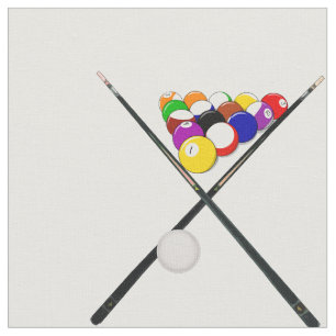 Billiard Bollar och Bassäng Cues Tyg