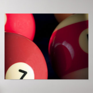 Billiard Bollar Poster