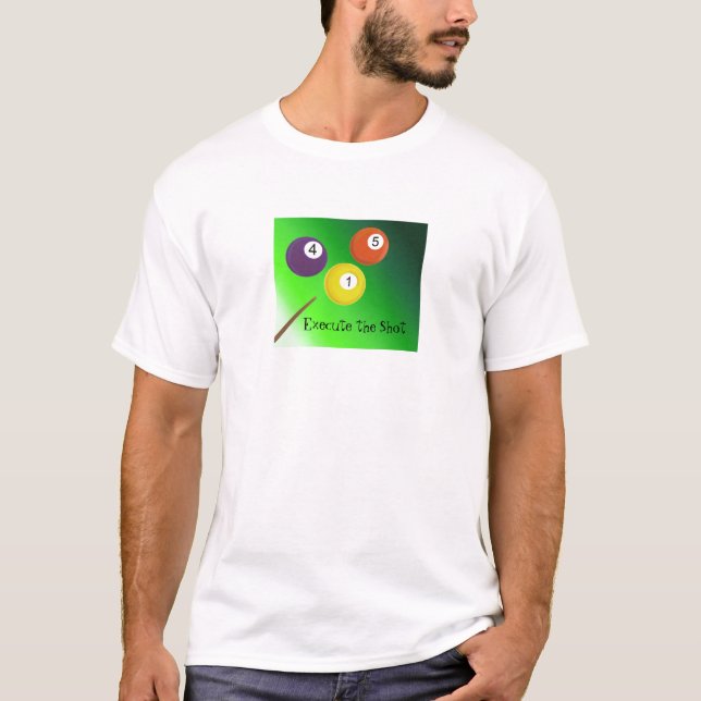 Billiard Bollar T Shirt (Framsida)