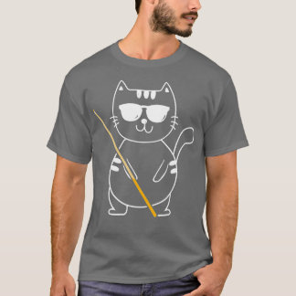 Billiard Cat - Billiard Player Billard 8-Boll Bass T Shirt