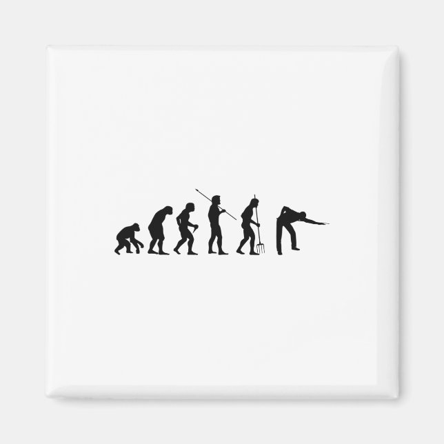 Billiard Evolution Snooker Bassäng Chalk Billiard  Magnet (Framsidan)